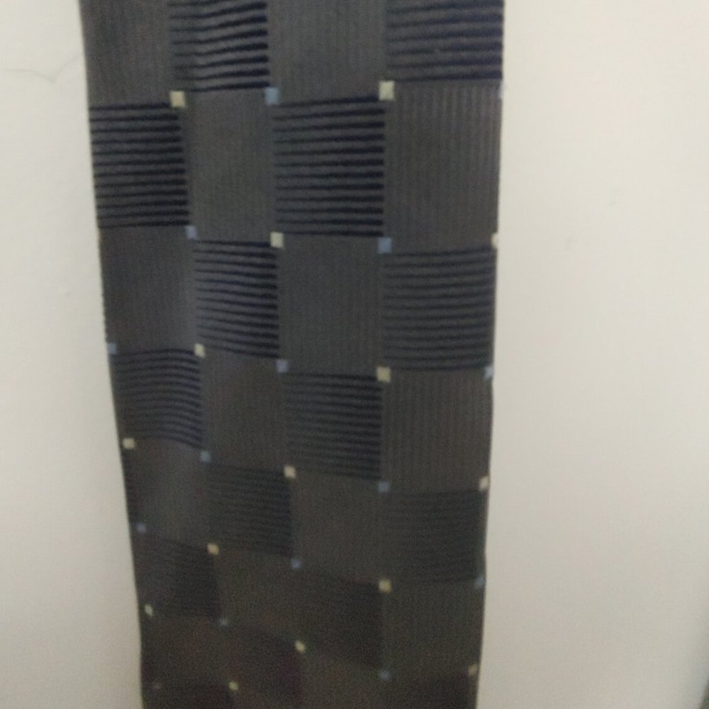Stafford Men's Silk (Grey Pattern) Tie